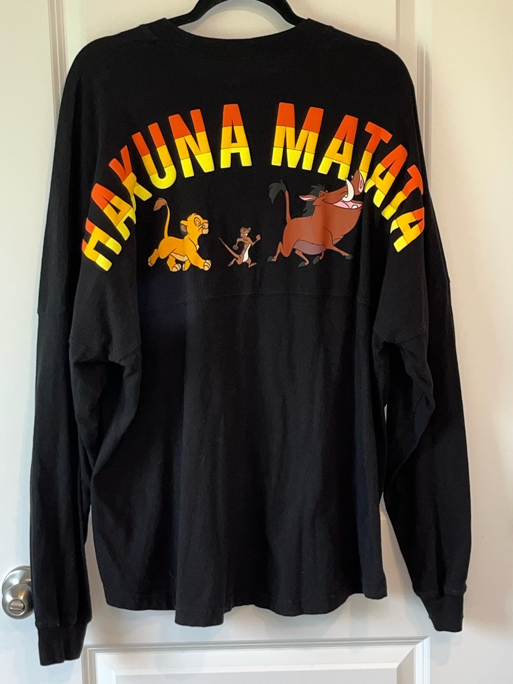 Lion King Spirit Jersey Adult XL Hakuna Matata Spell Out Simba Timon Disney
